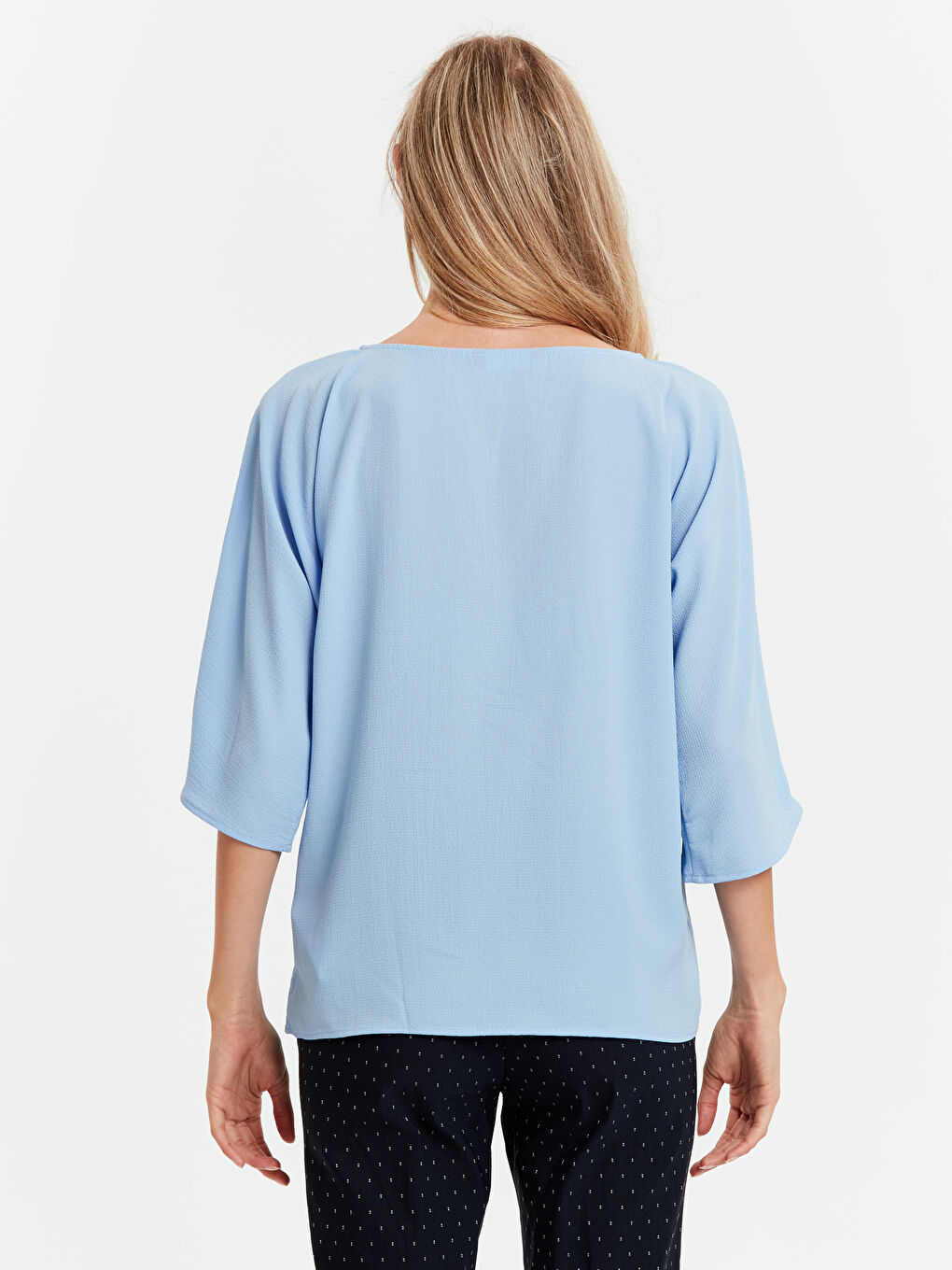 Woman BLUE Blouse-1