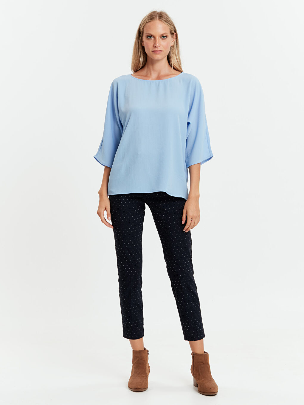 Woman BLUE Blouse-2