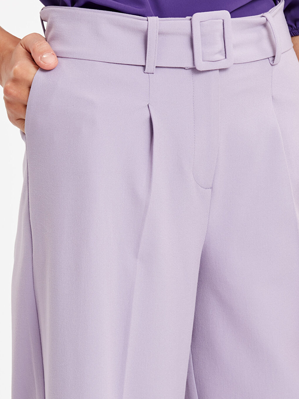 Lila Pantolon-3