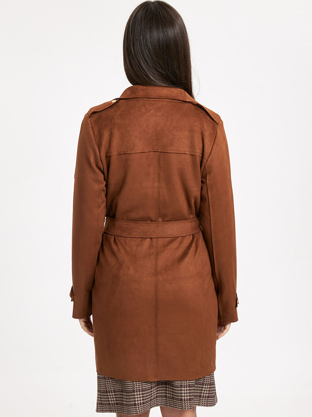 Woman BROWN Trenchcoat-2