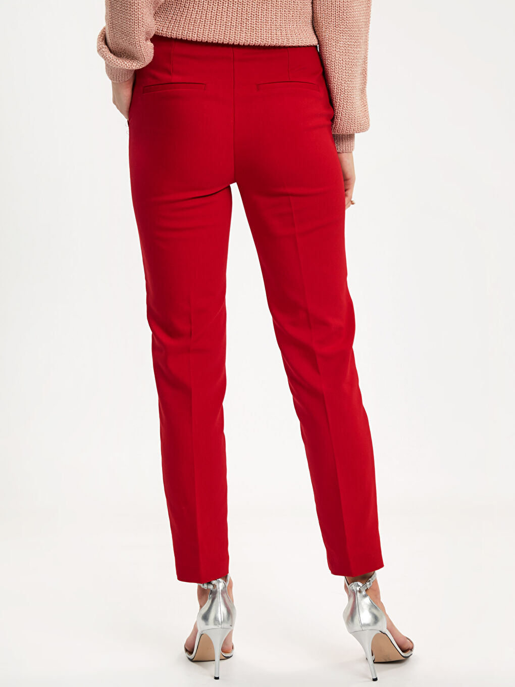 Pantalon ROUGE Femme-2