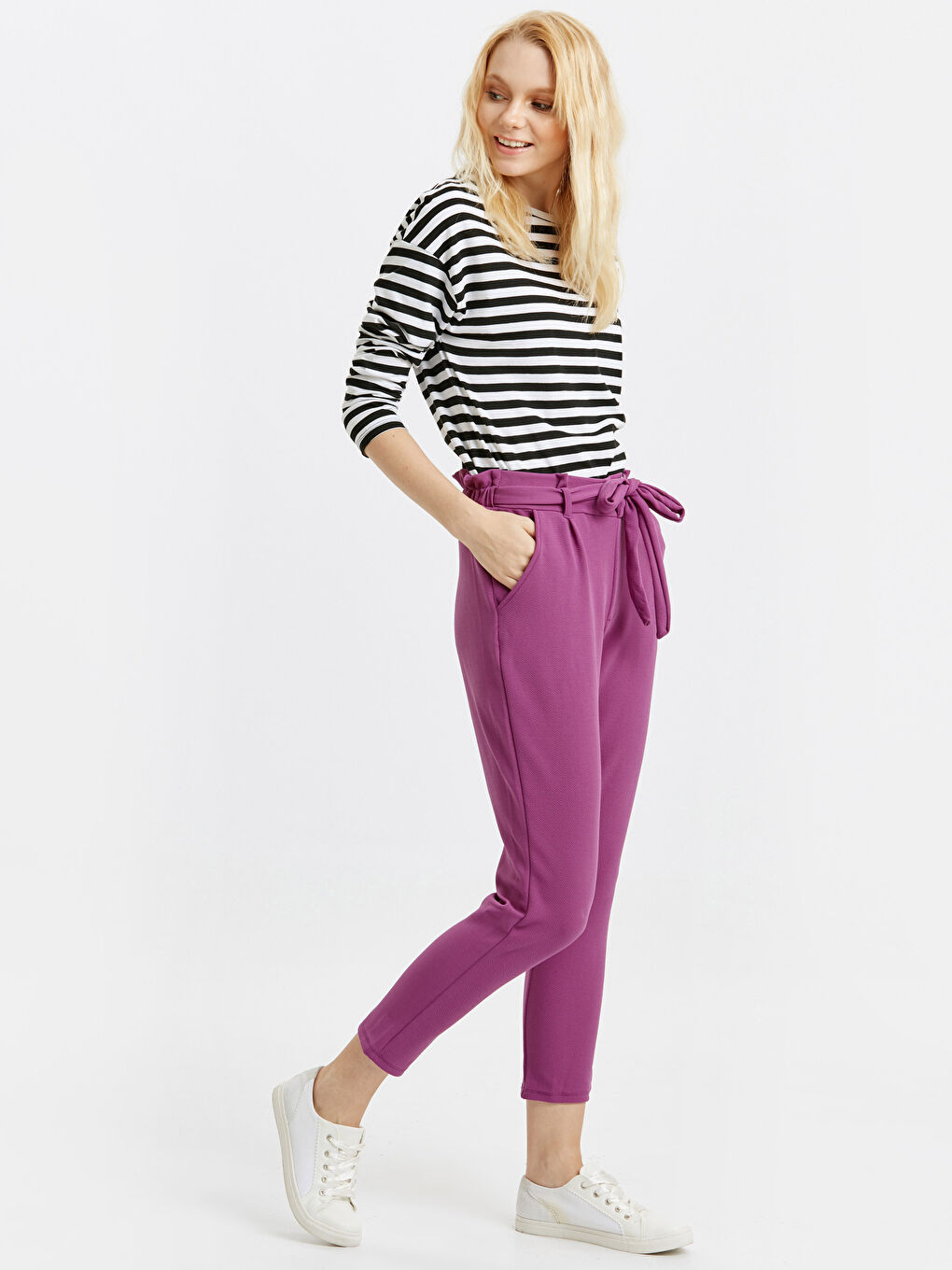 LCW Vision Woman PURPLE Trousers -8WH551Z8-DEN