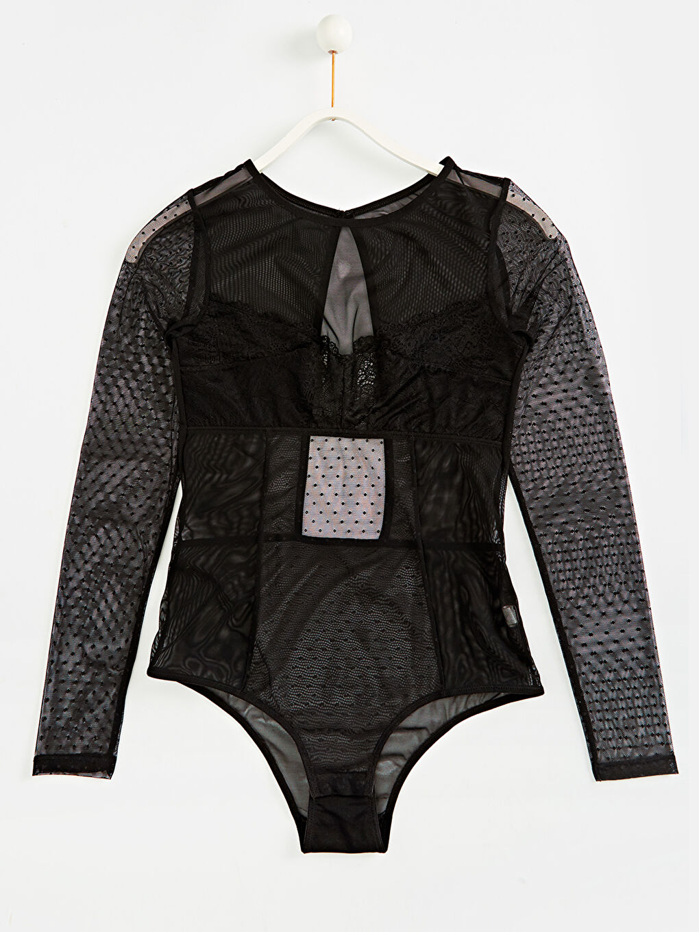 Боди Женское Кружевное Джерси Стандартного Кроя