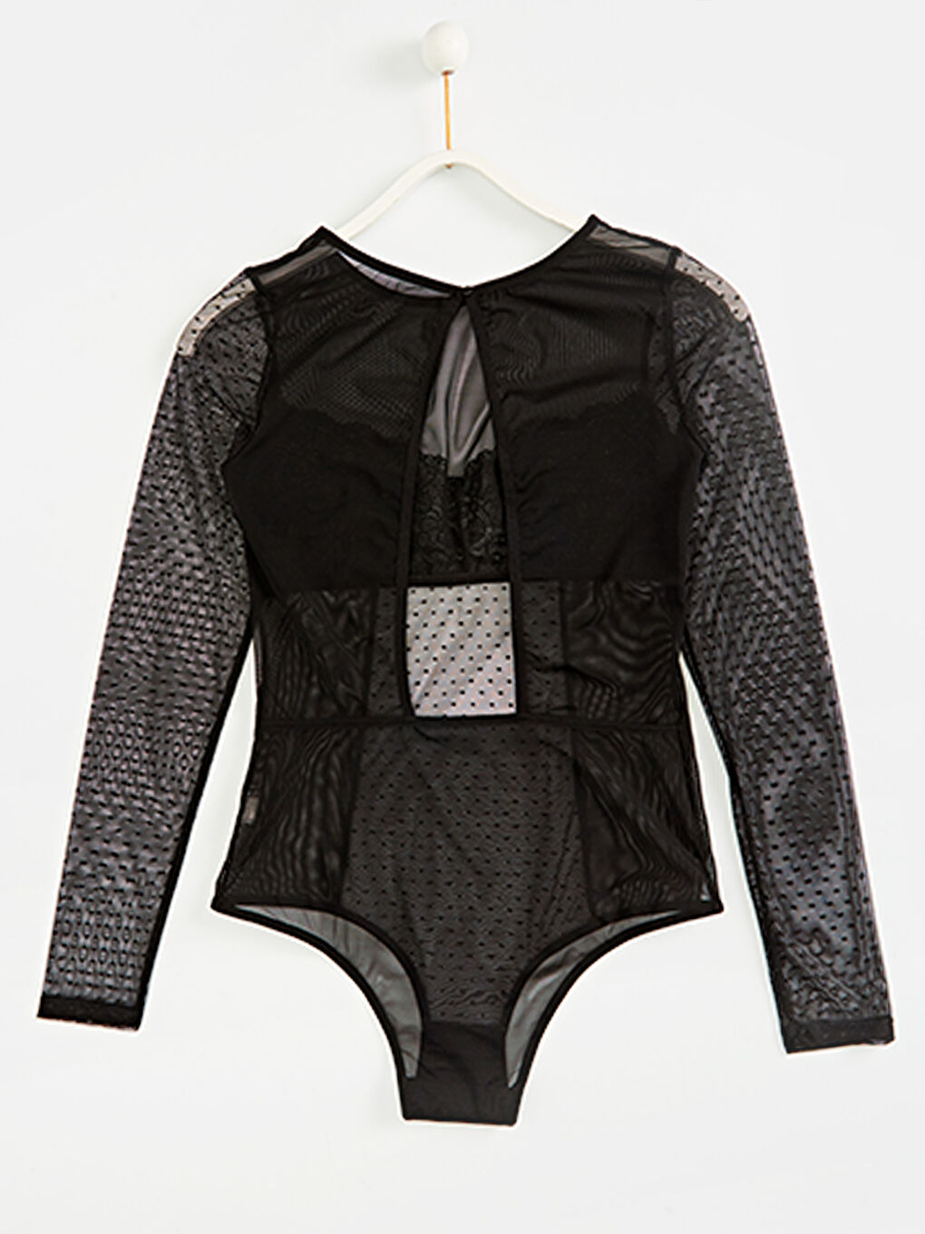 Боди Женское Кружевное Джерси Стандартного Кроя-1