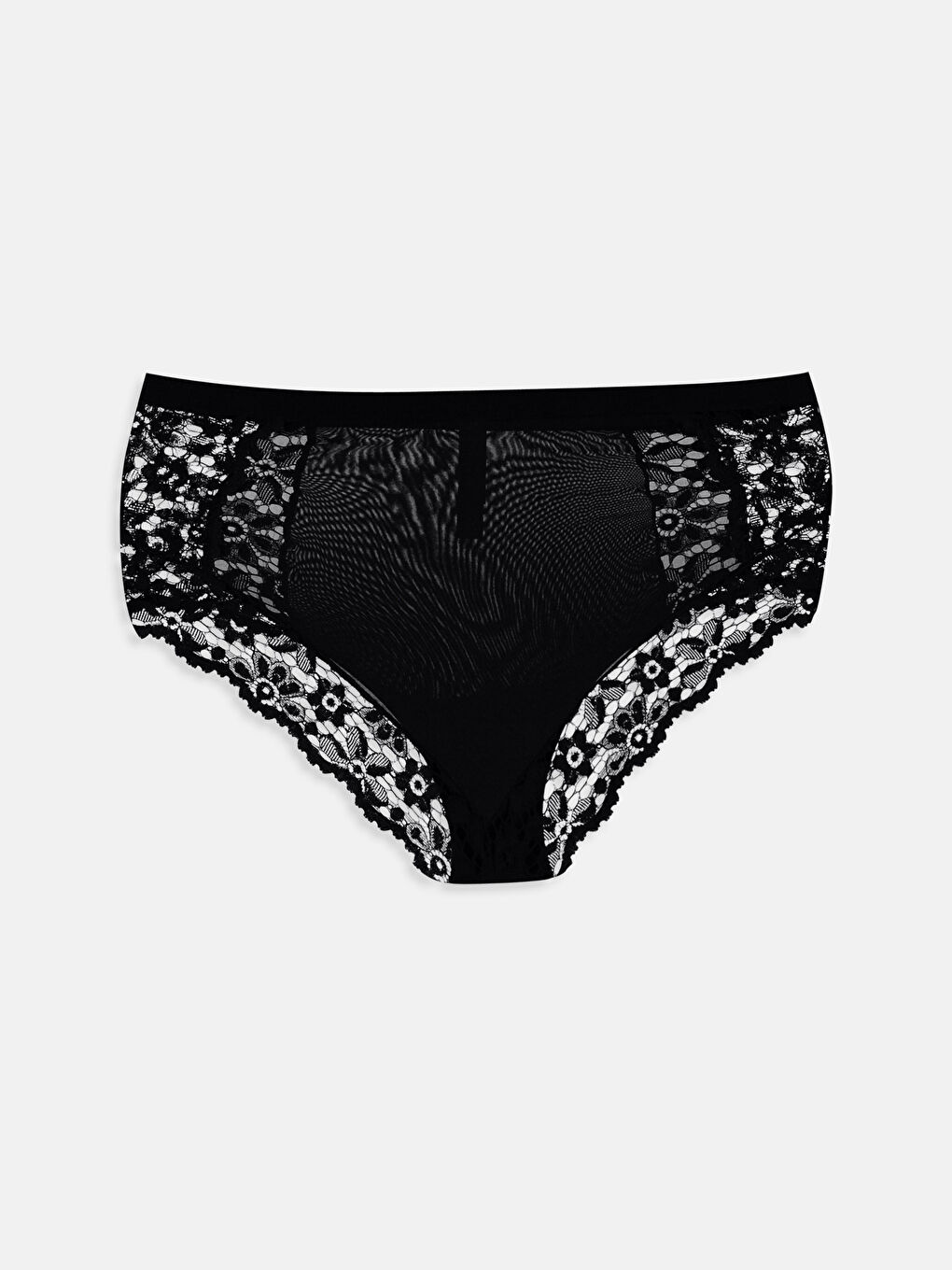 Siyah Yüksek Bel Külot-1