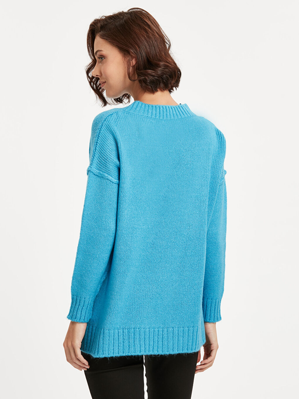 Woman BLUE Sweater-1