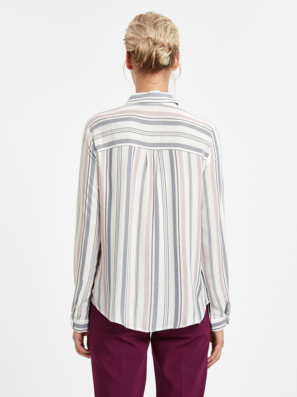 Mavi Çizgili Gömlek-1