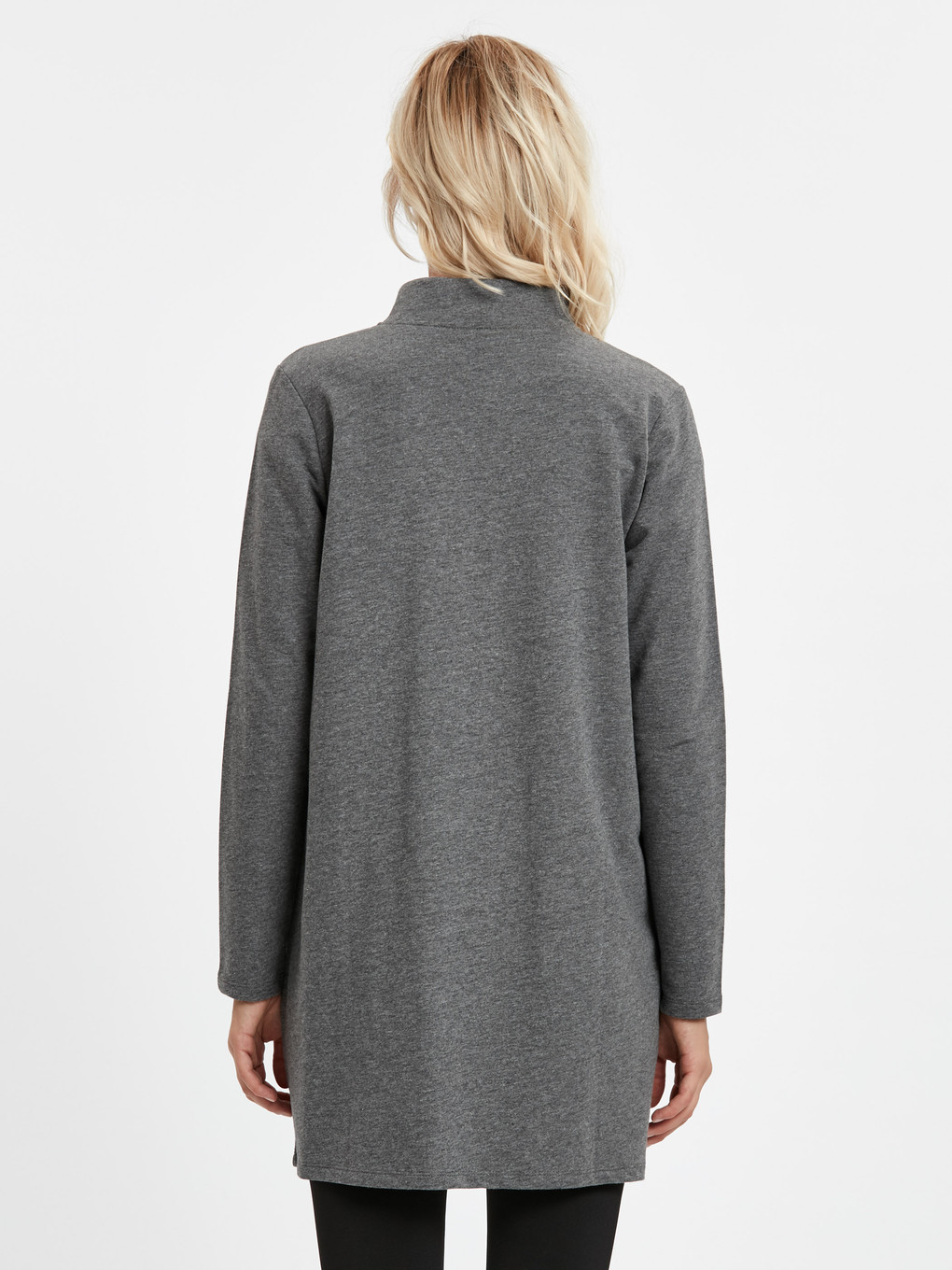 Woman Grey Cardigan-1