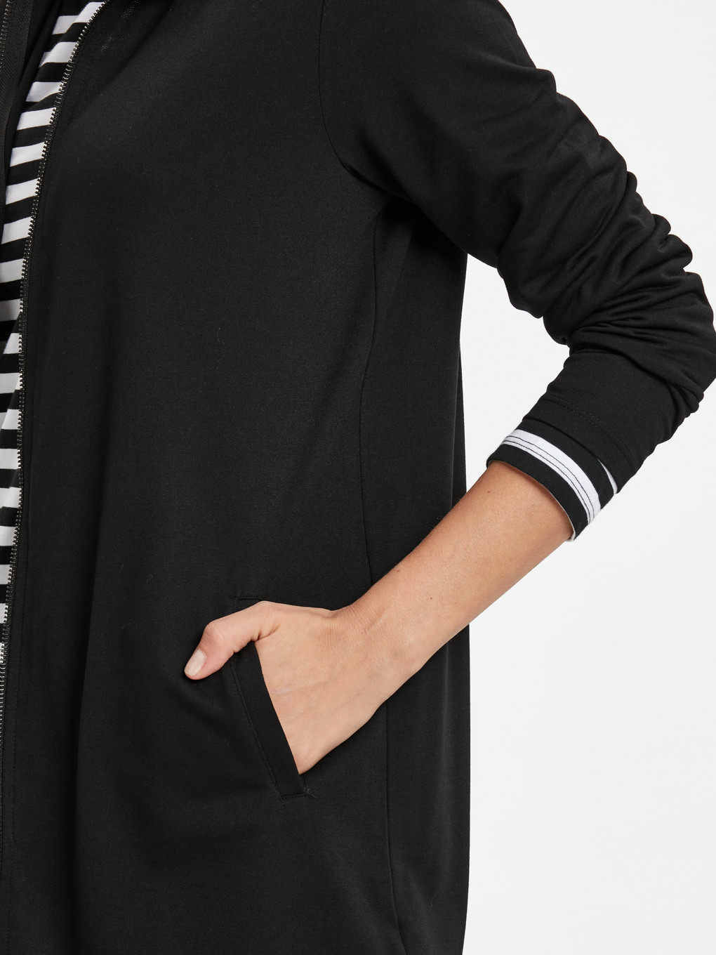Woman Black Cardigan-3