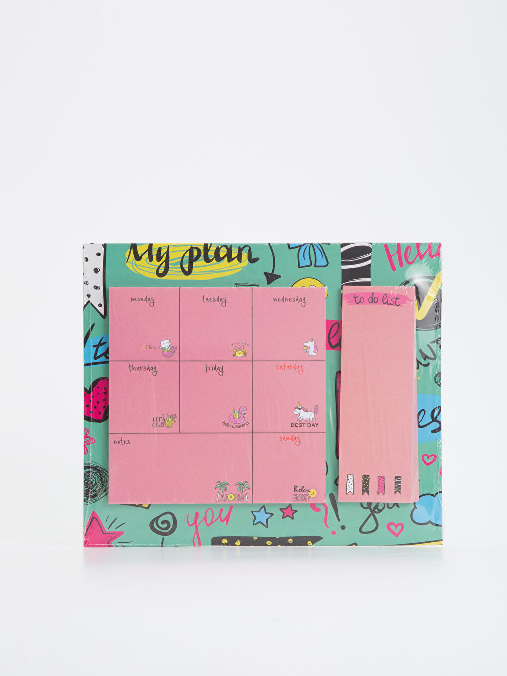 شنطة شفافة مطبوعة ومخطط أسبوعي-1