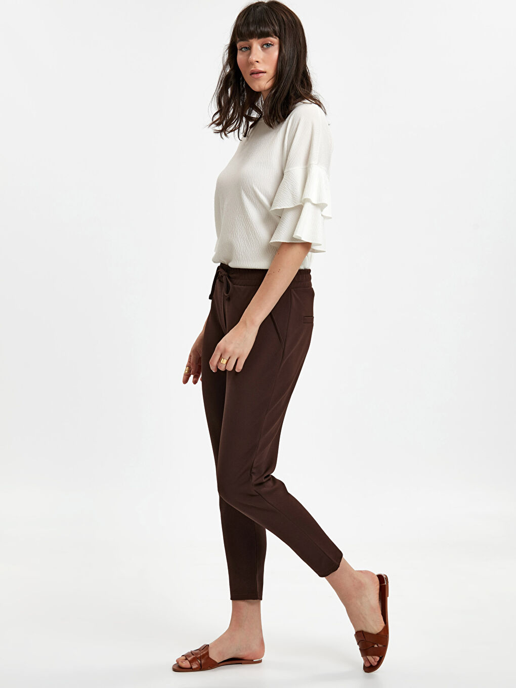 Woman BROWN Trousers