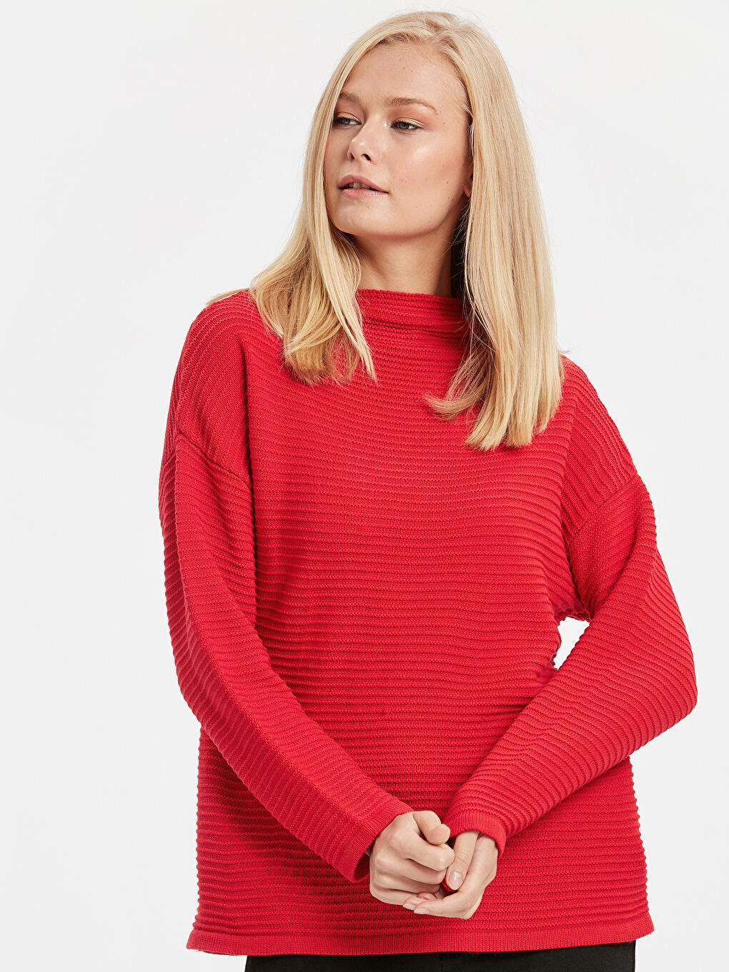 Pull-over ROUGE Femme