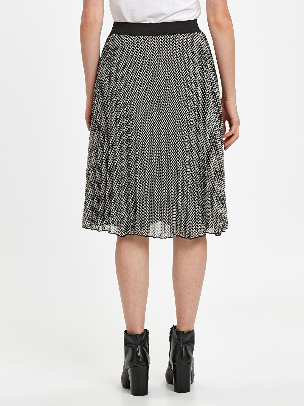 Siyah Baskılı Etek-2