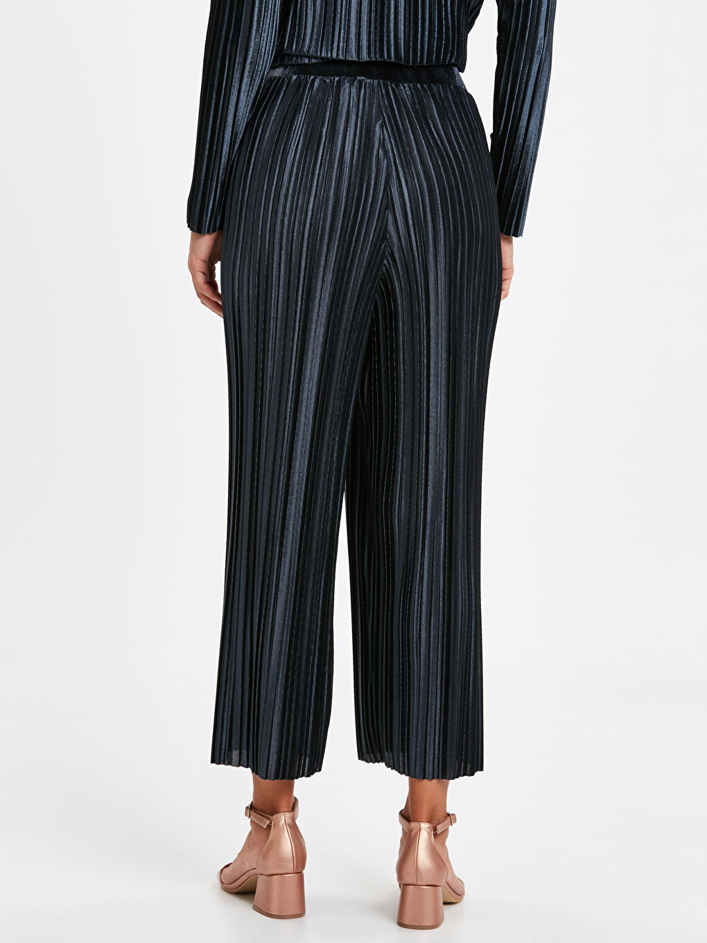 Woman NAVY Trousers-2