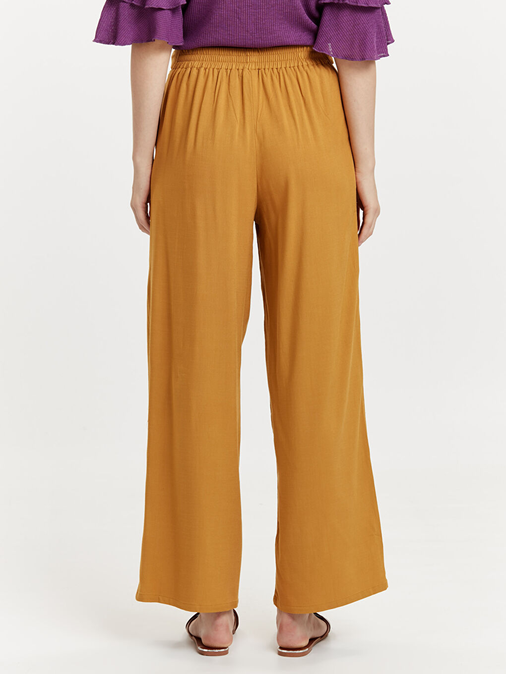 Woman YELLOW Trousers-2