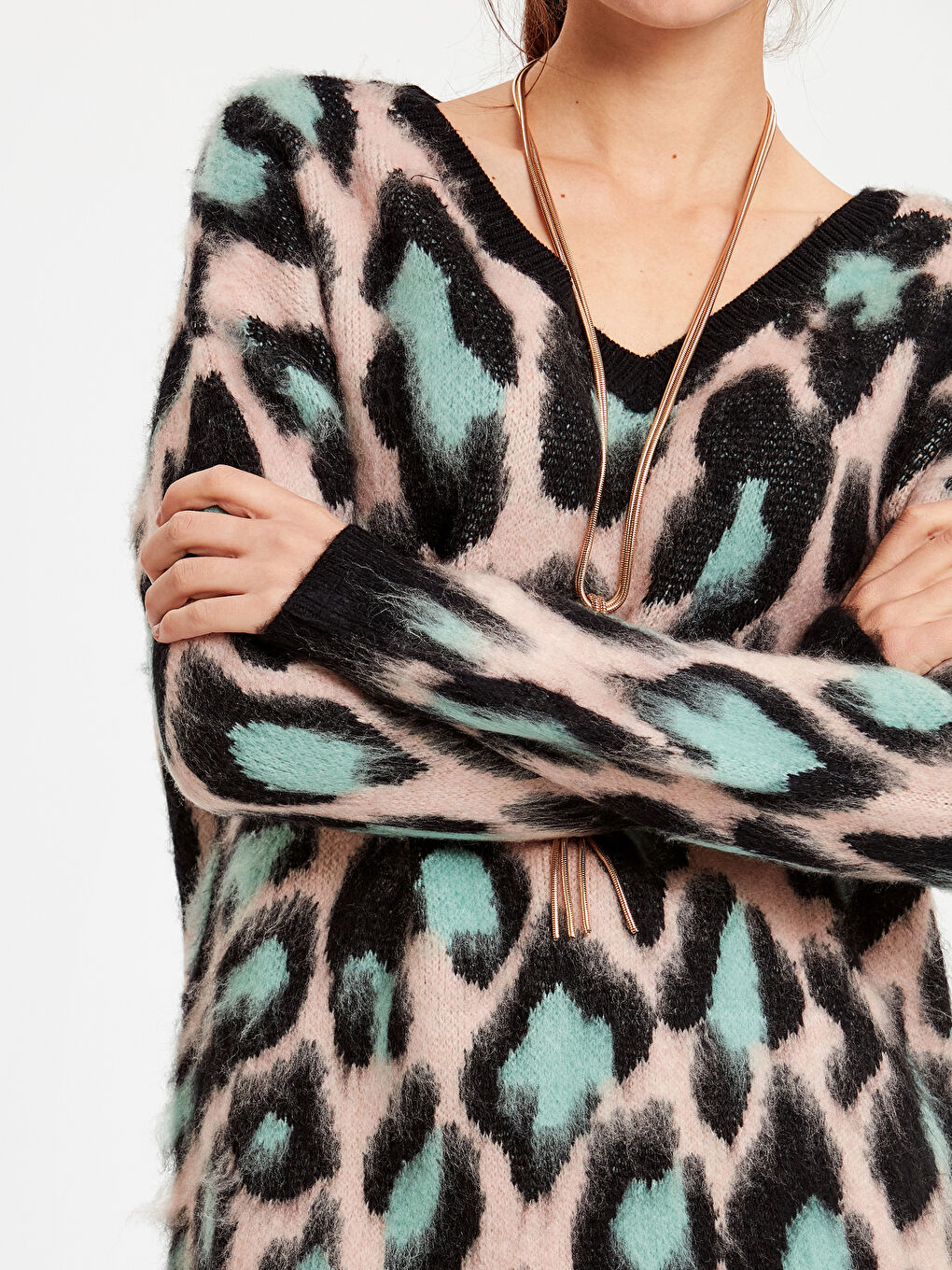 Әйелдер қызғылт Жемпір-3