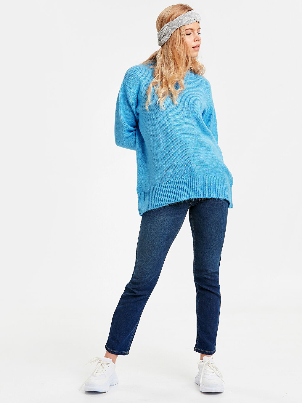 LCW Vision Plain Tricot Jumper -8WK551Z8-GW0
