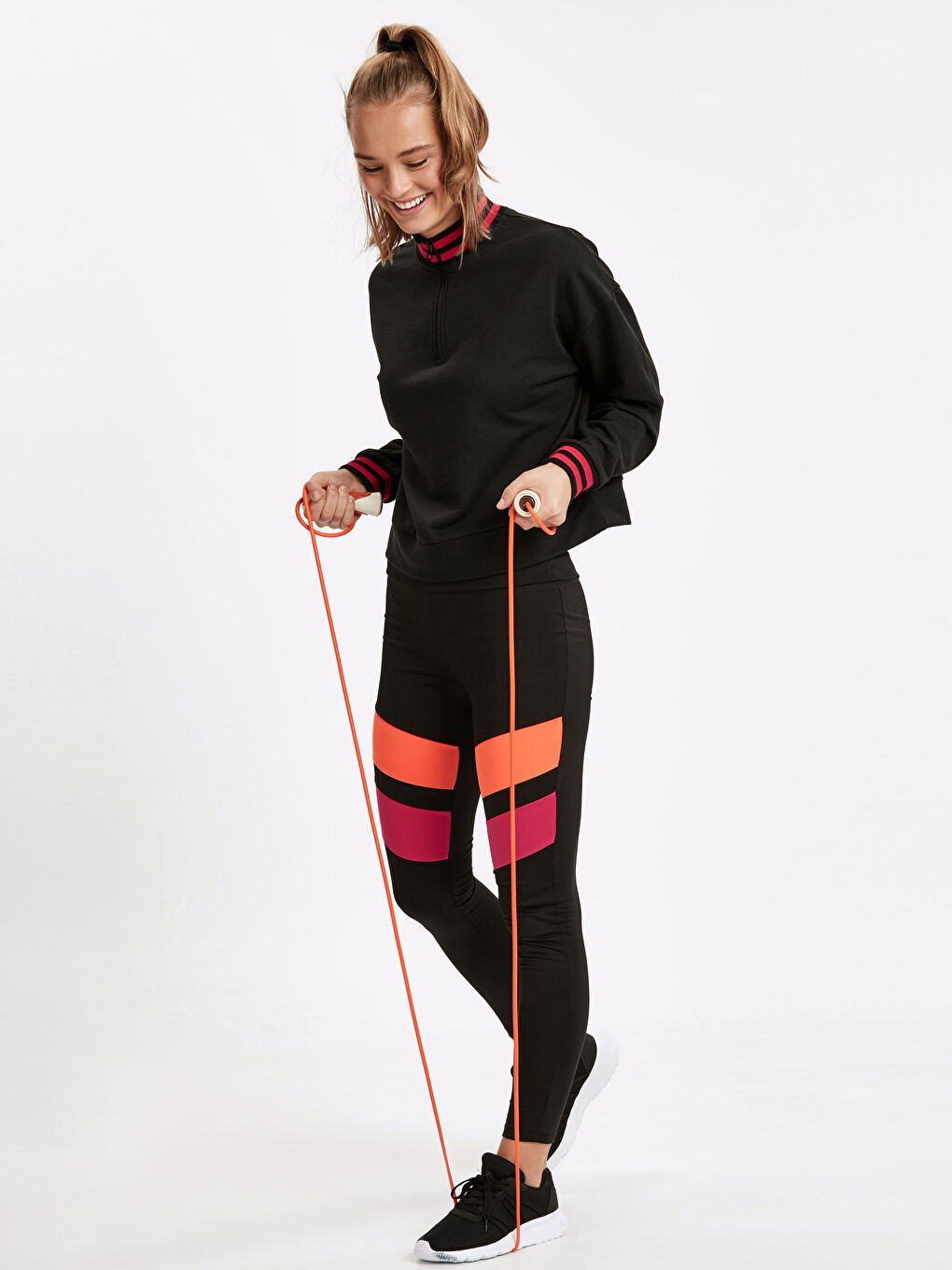 Yeni Siyah Spor Tişört-2