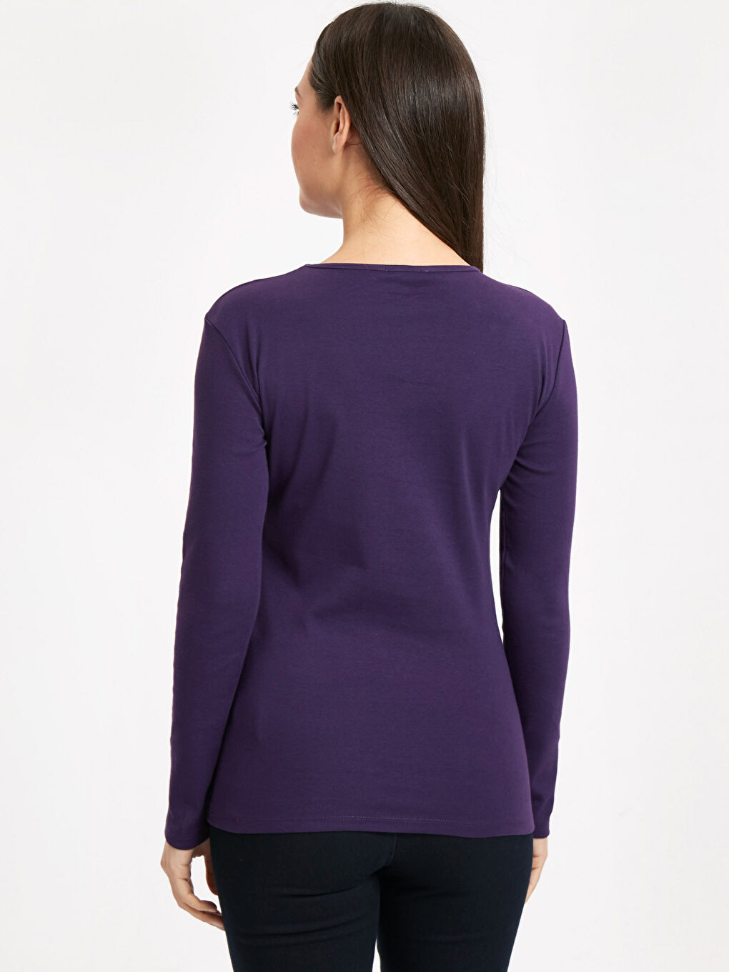 تي شيرت بنفسجى نساء-1