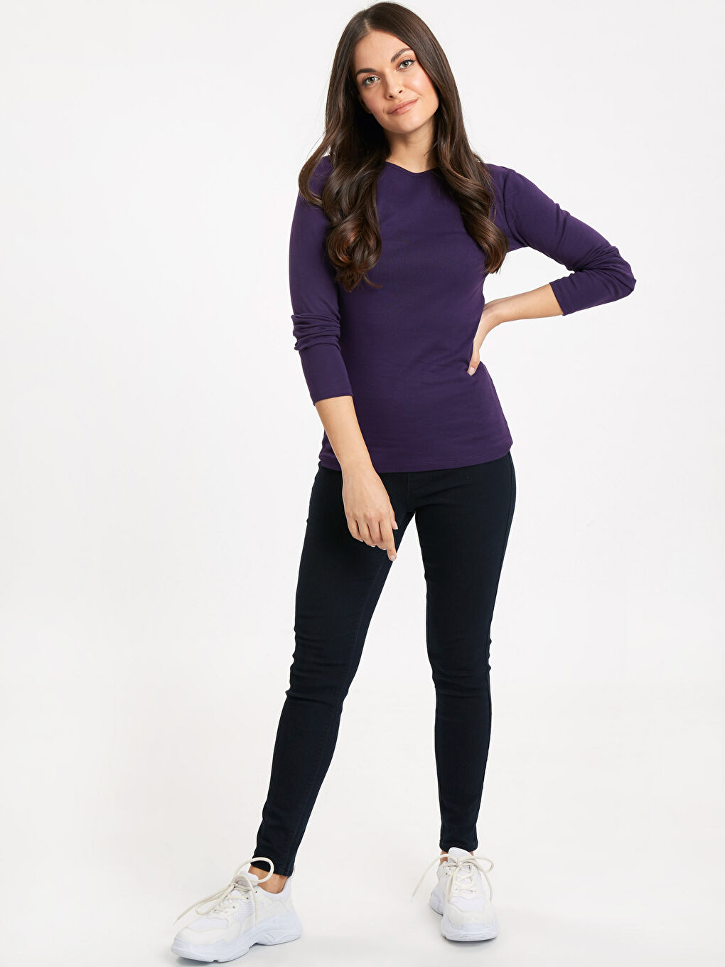 تي شيرت بنفسجى نساء-2