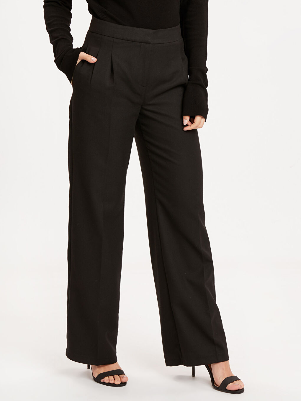 Woman ANTHRACITE Trousers-1