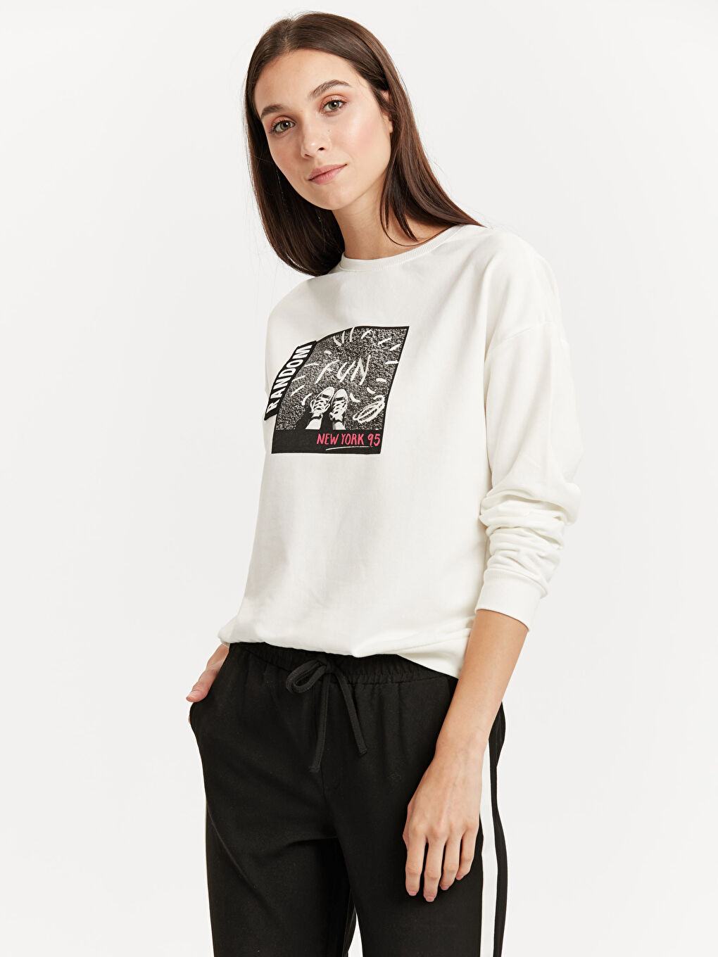 Ekru Sweatshirt