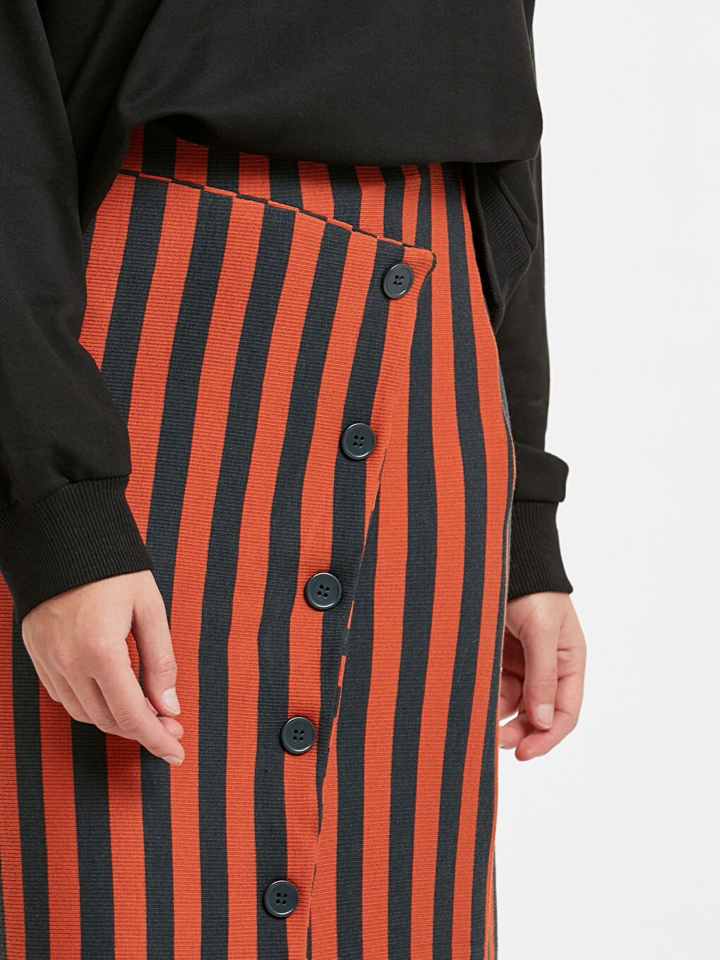 Lacivert Kadın Etek-3