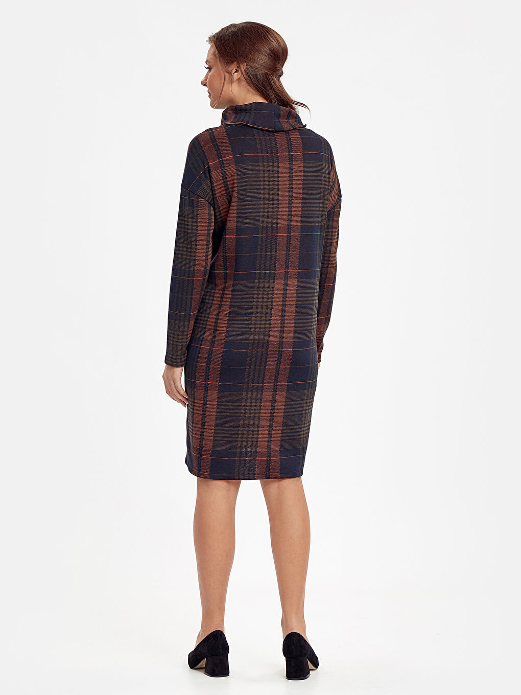 Kahverengi Kadın Elbise-1