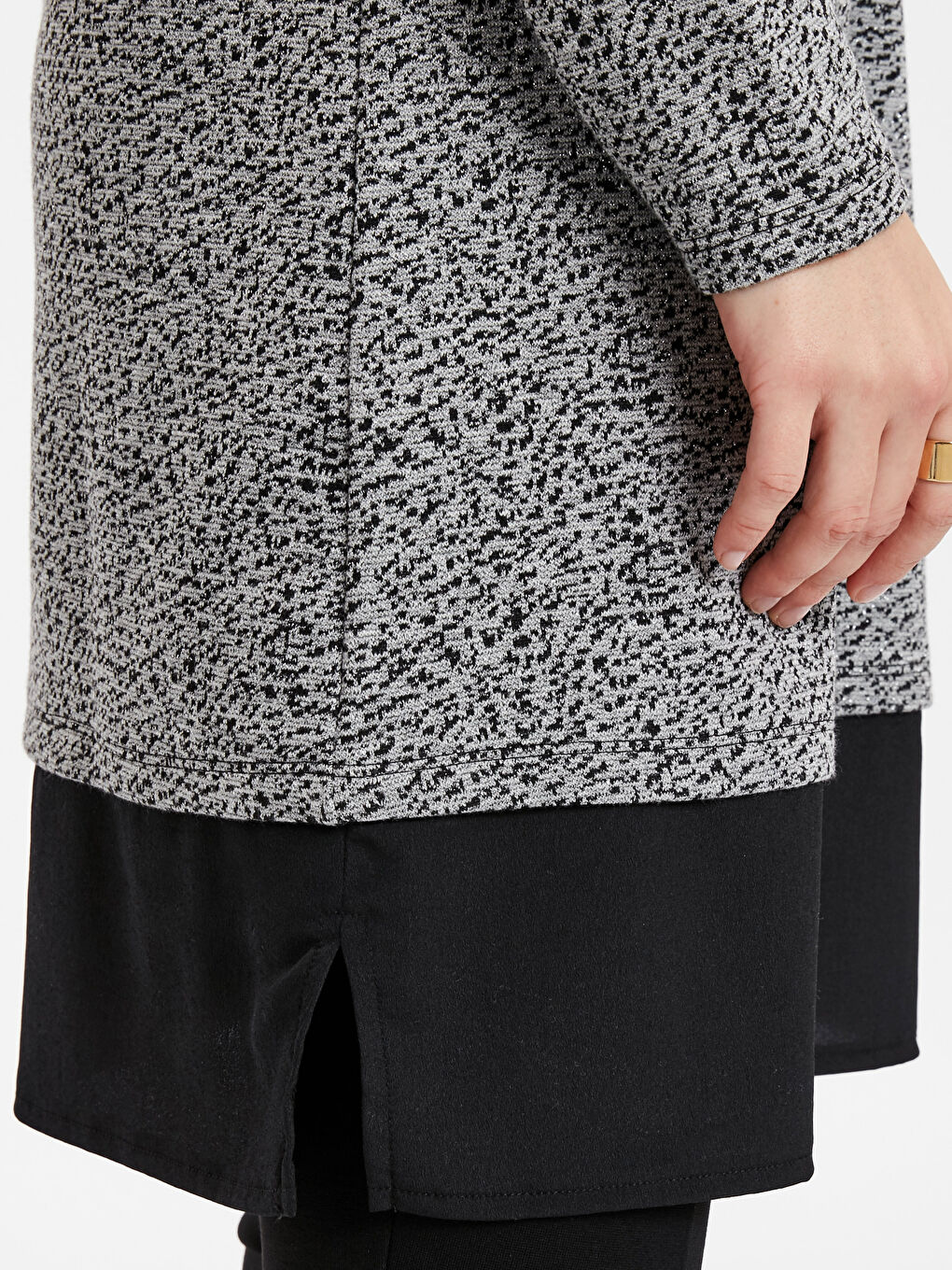 Әйелдер қара Туника-3