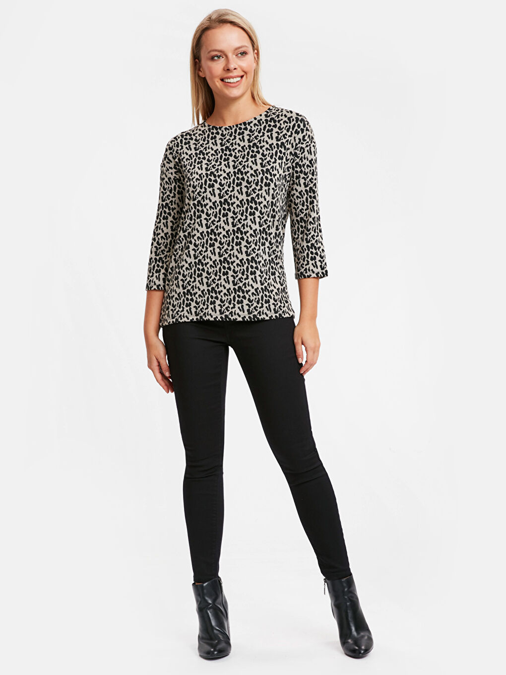 Woman ECRU T-Shirt-2