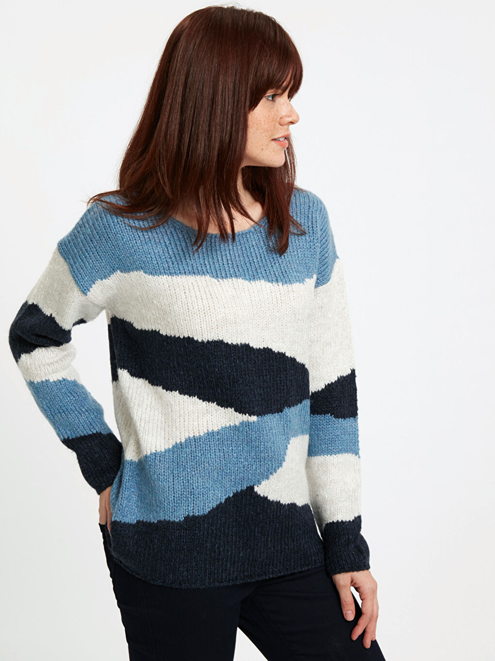 Woman BLUE Sweater