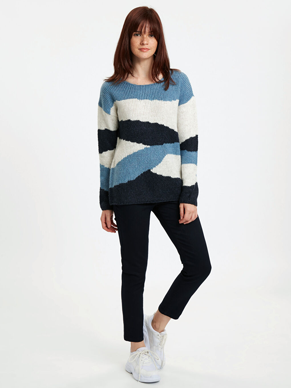 Woman BLUE Sweater-2