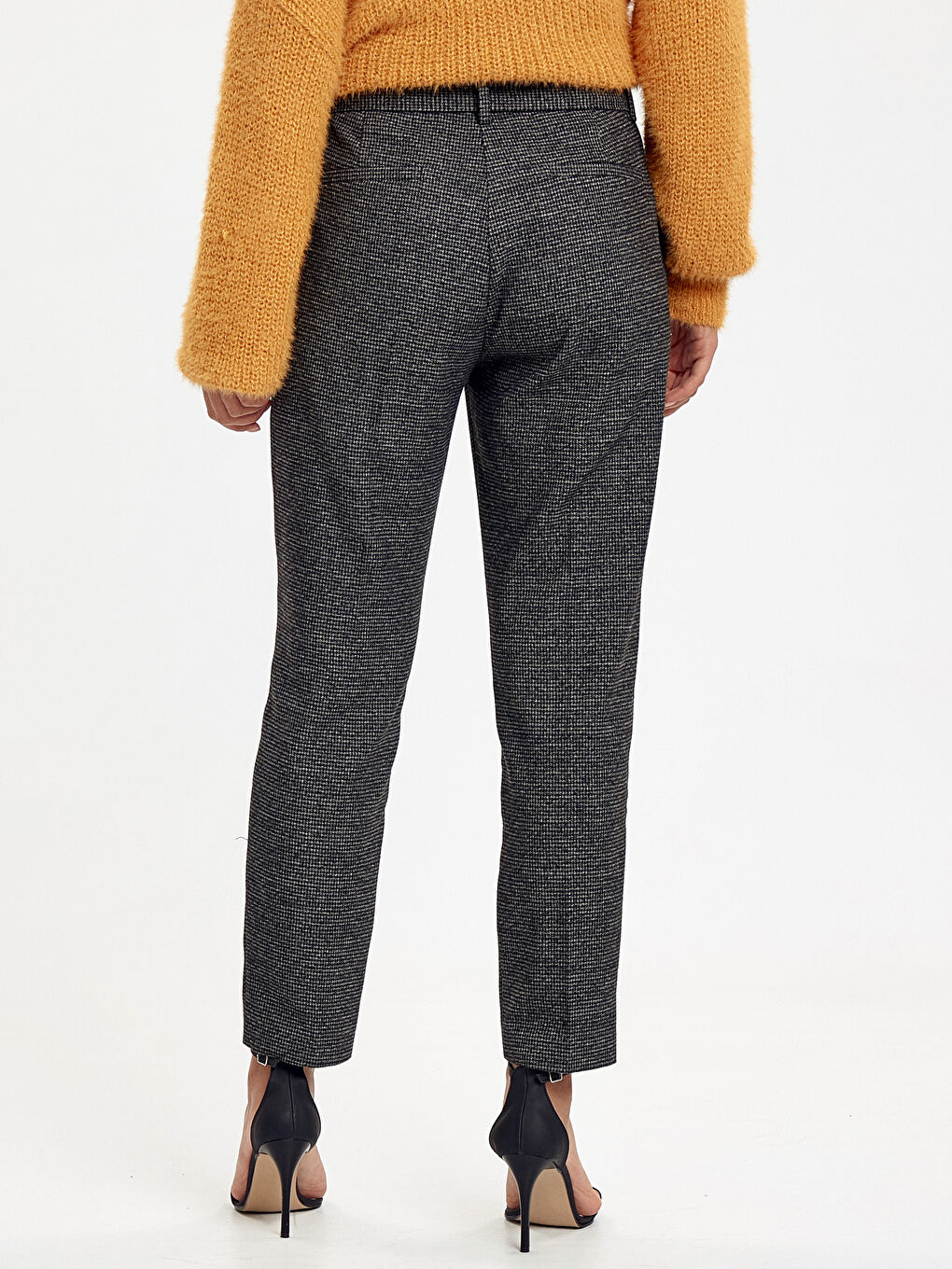 Antrasit Ekoseli Pantolon-2