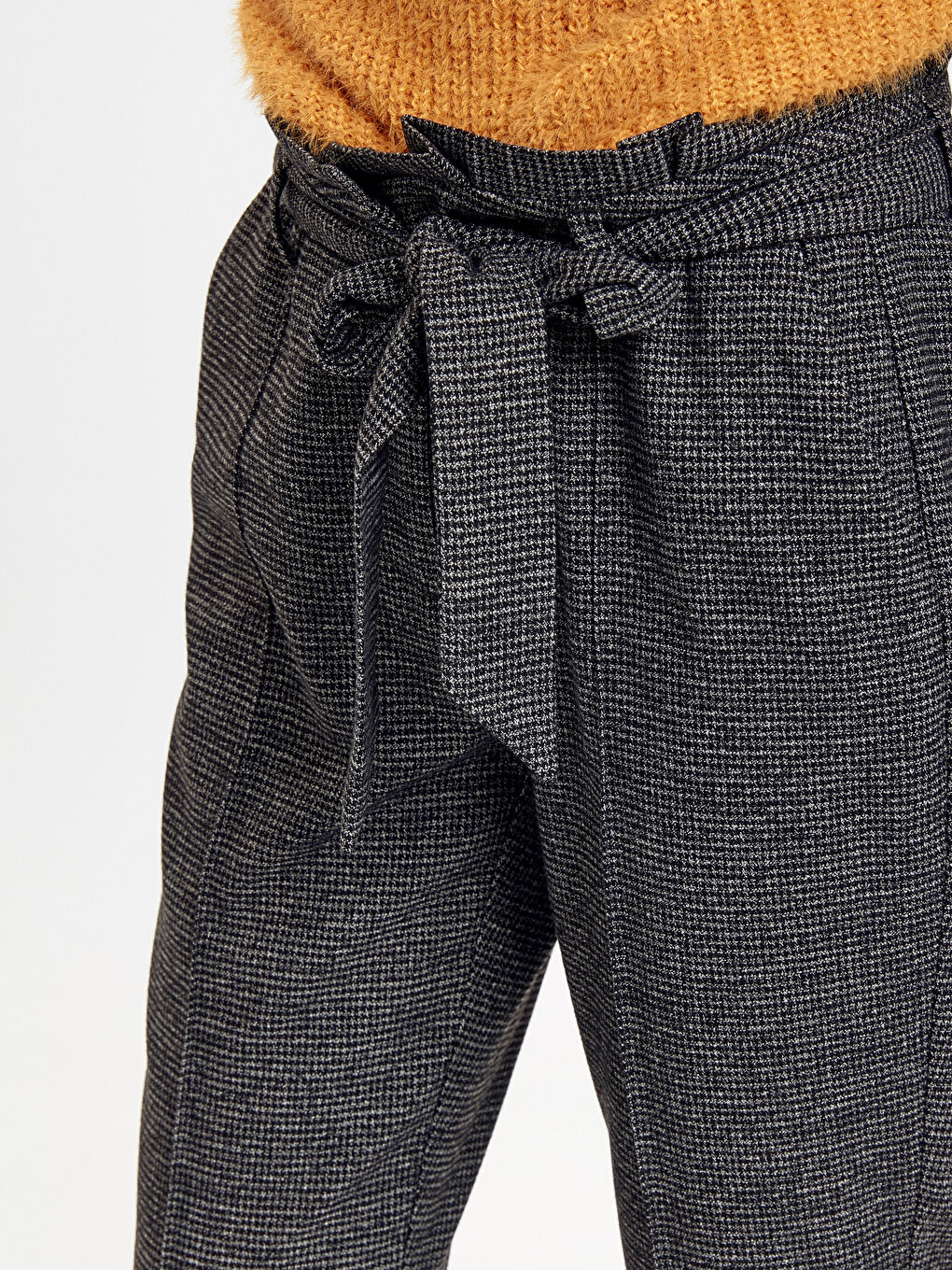 Antrasit Ekoseli Pantolon-3