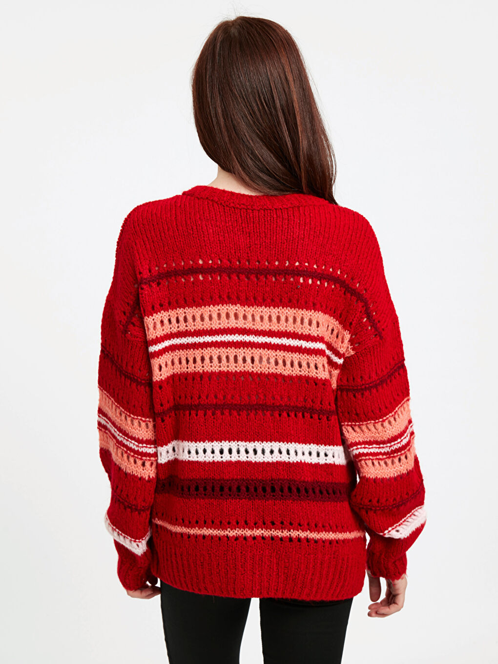 LCW Vision Woman RED Sweater -8WM103Z8-HJR