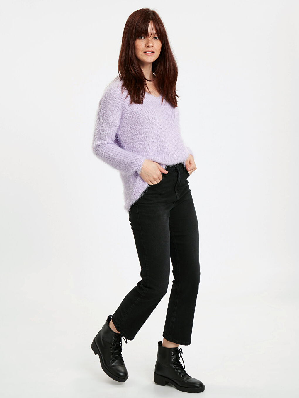 Woman LILAC Sweater-2