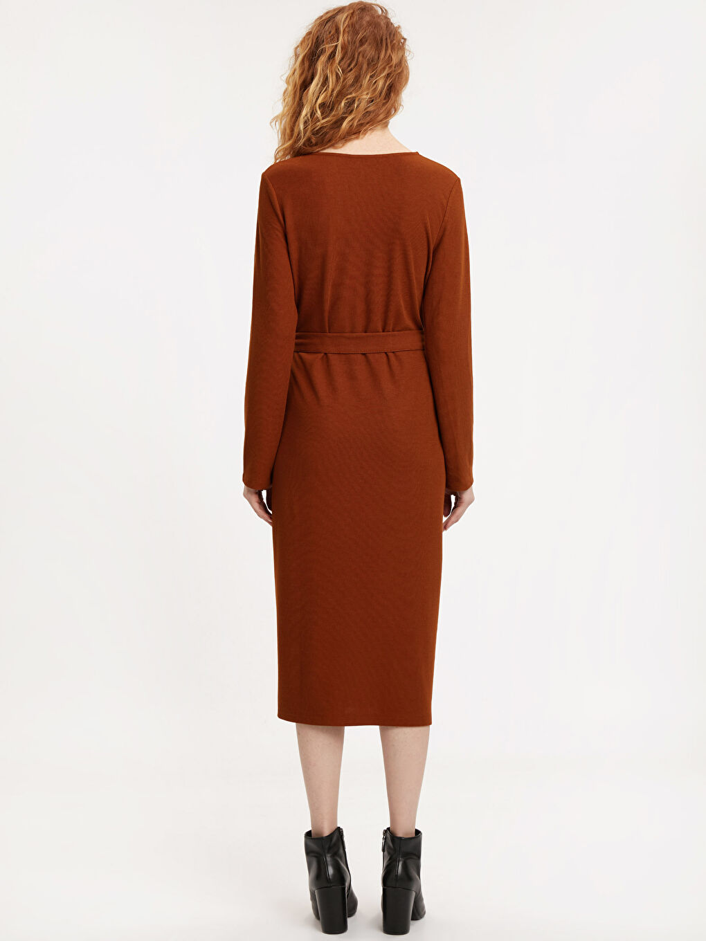 Kahverengi Brown Tınt Elbise-1