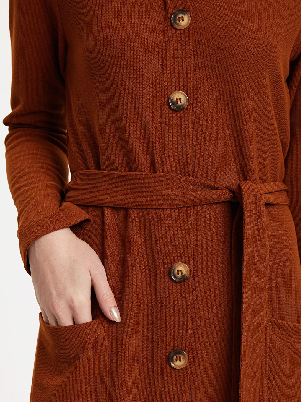 Kahverengi Brown Tınt Elbise-2