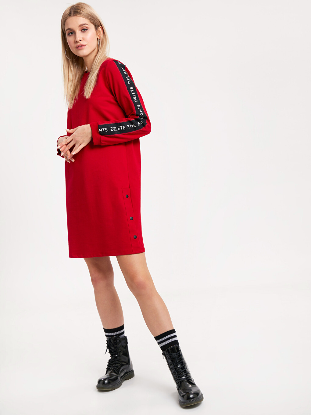 Woman Red Dress