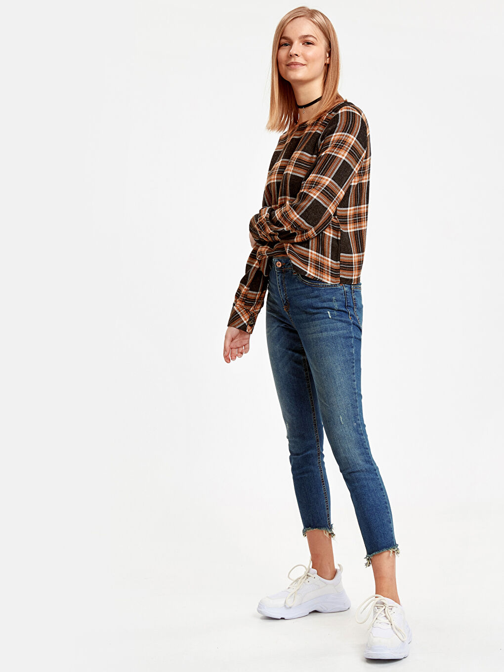 İndigo Skinny Fit Kadın Jean