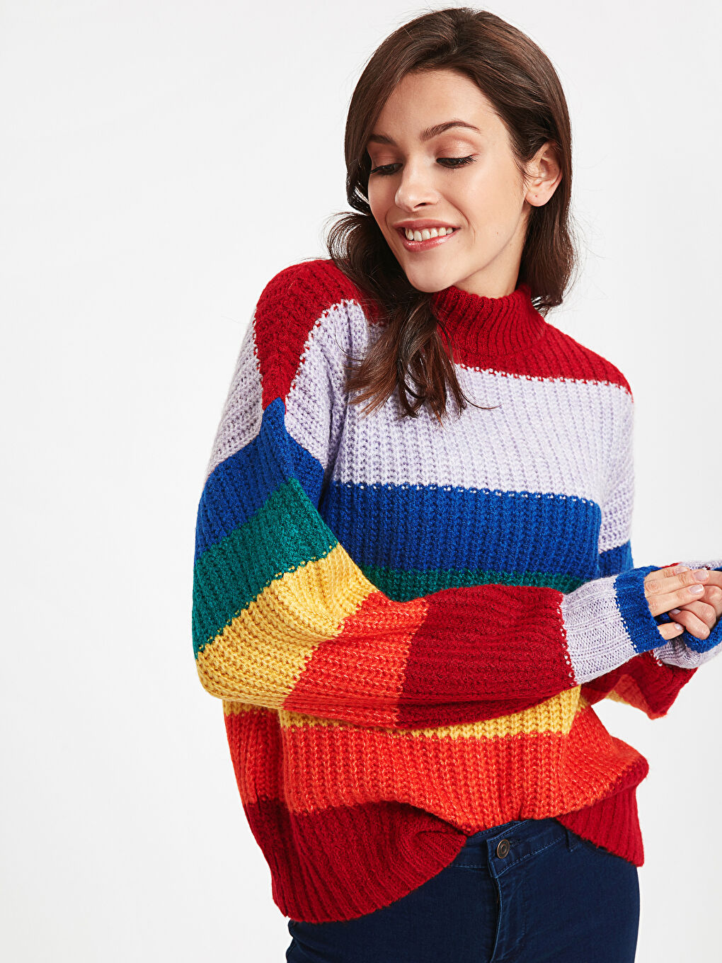 Canlı Kırmızı Kazak