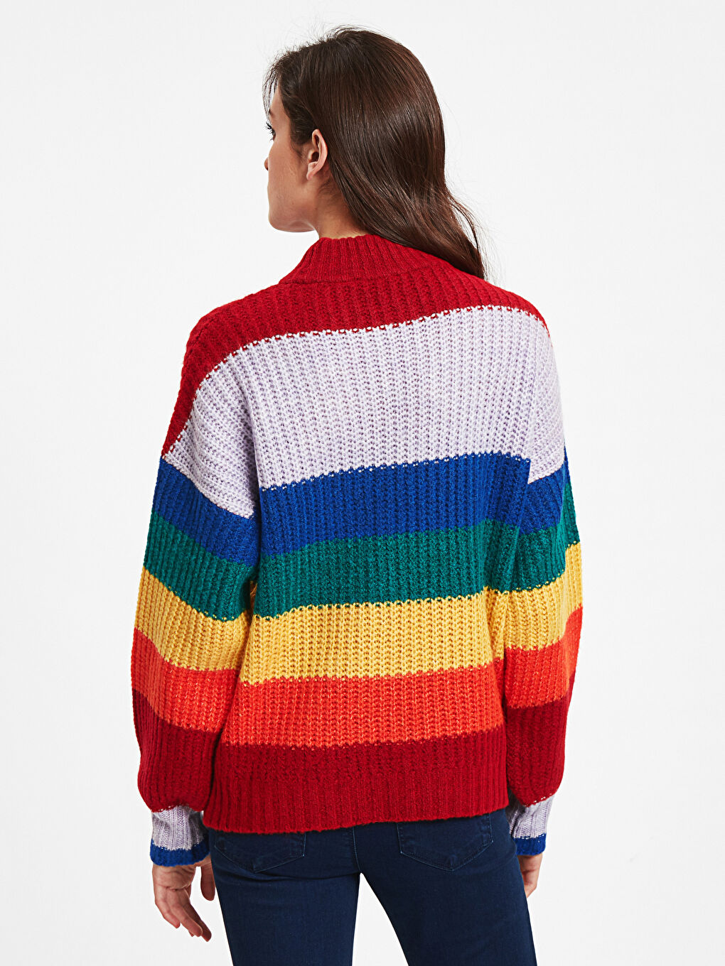 Canlı Kırmızı Kazak-1