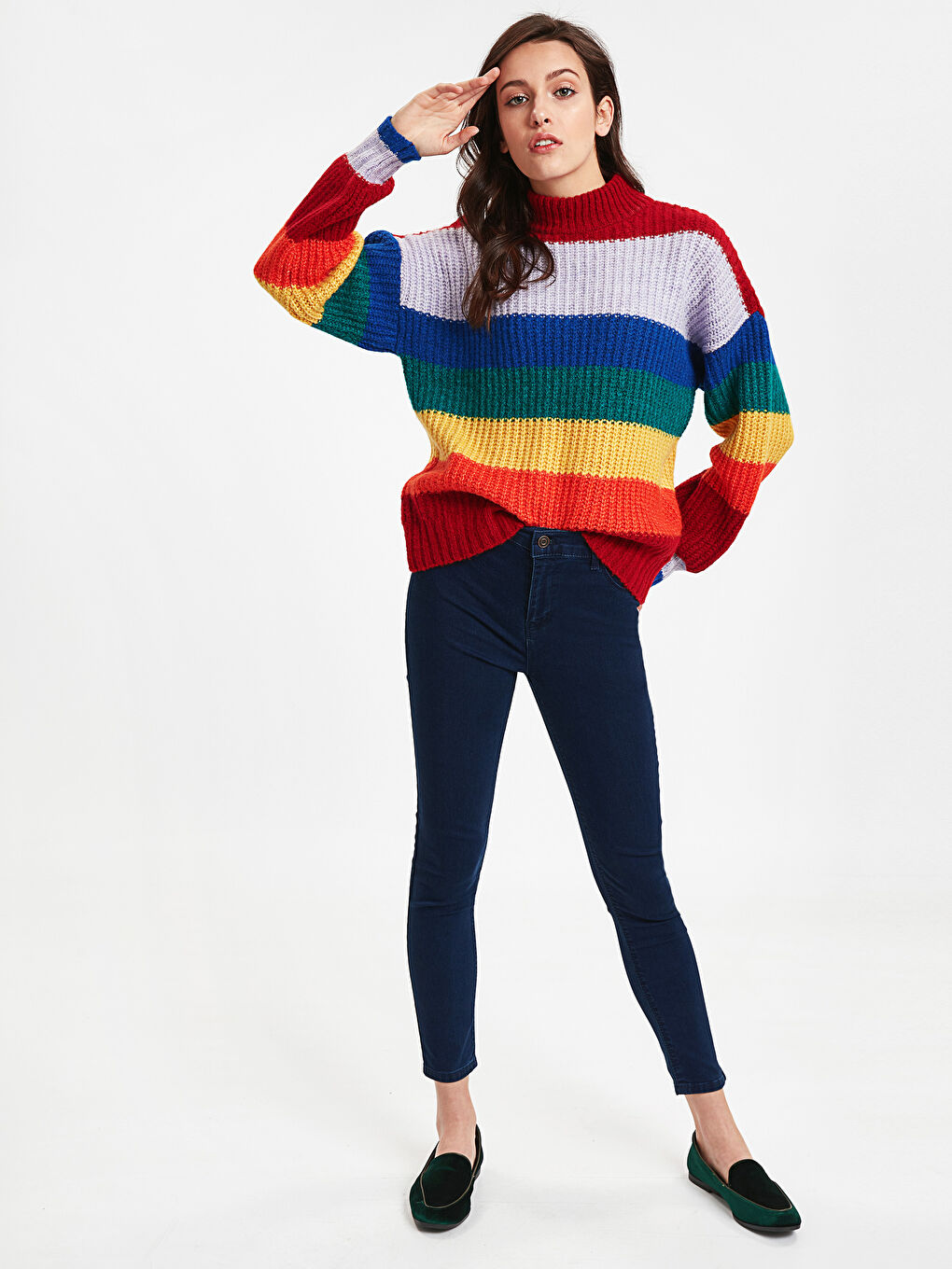 Canlı Kırmızı Kazak-2