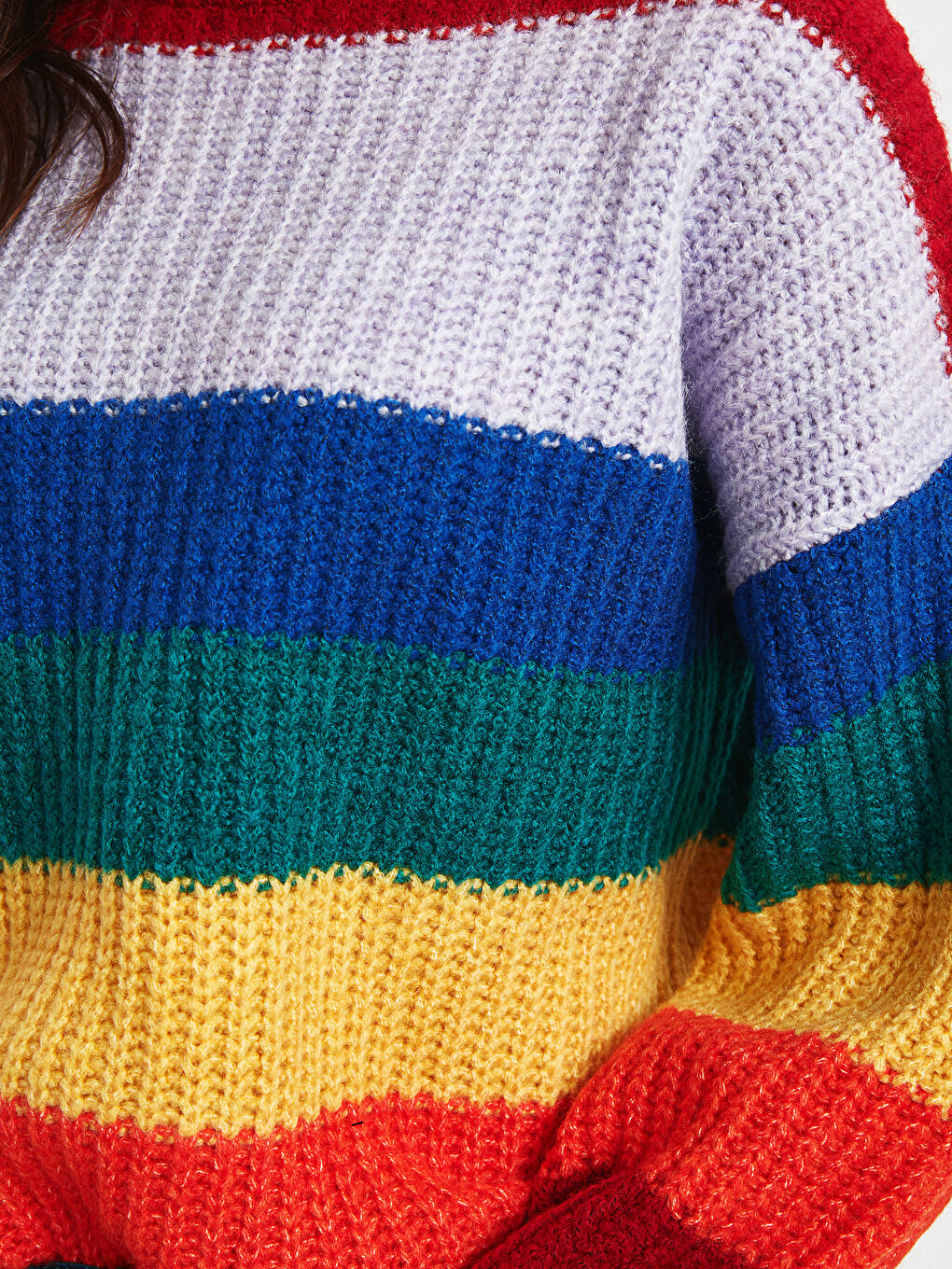 Canlı Kırmızı Kazak-3