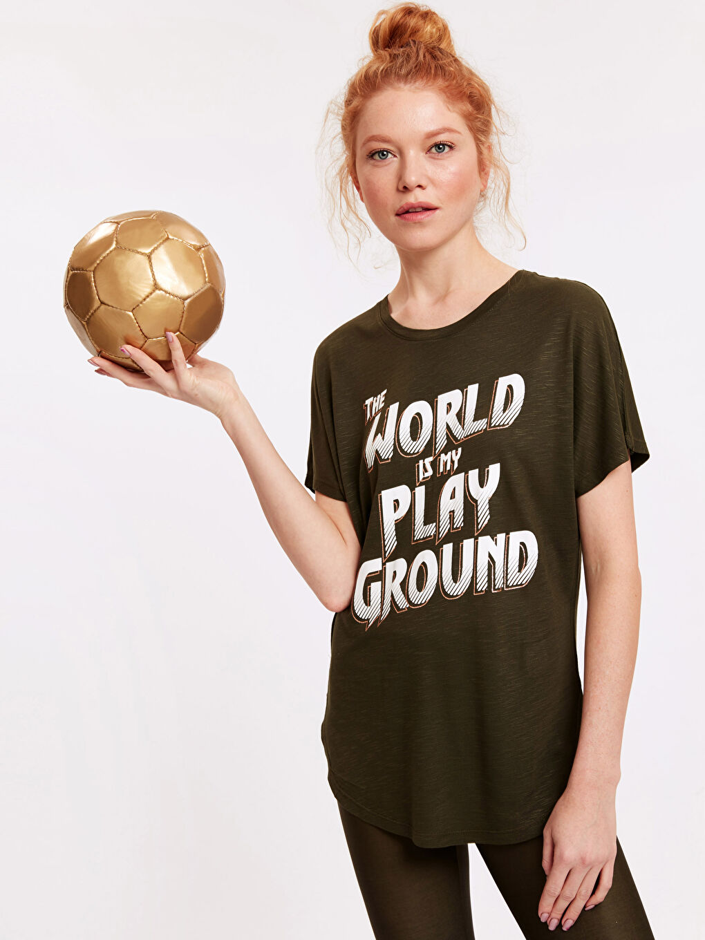 Tricou sport KAKI Femeie