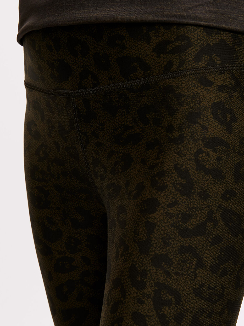 Haki Baskılı Spor Tayt-3