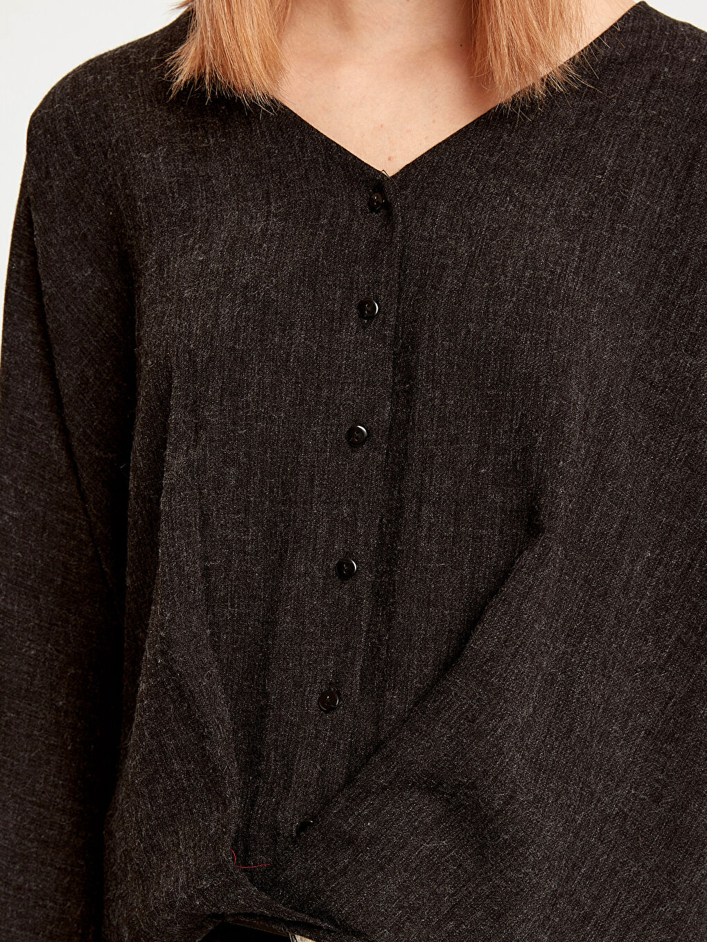 LCW Vision Woman ANTHRACITE Shirt -8WM998Z8-CTH