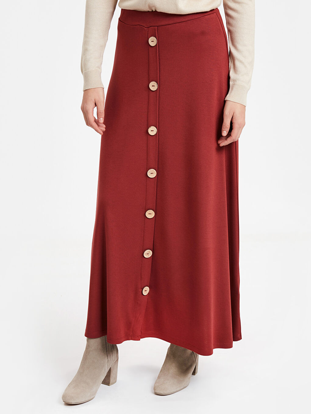 Woman BORDEAUX Skirt-1