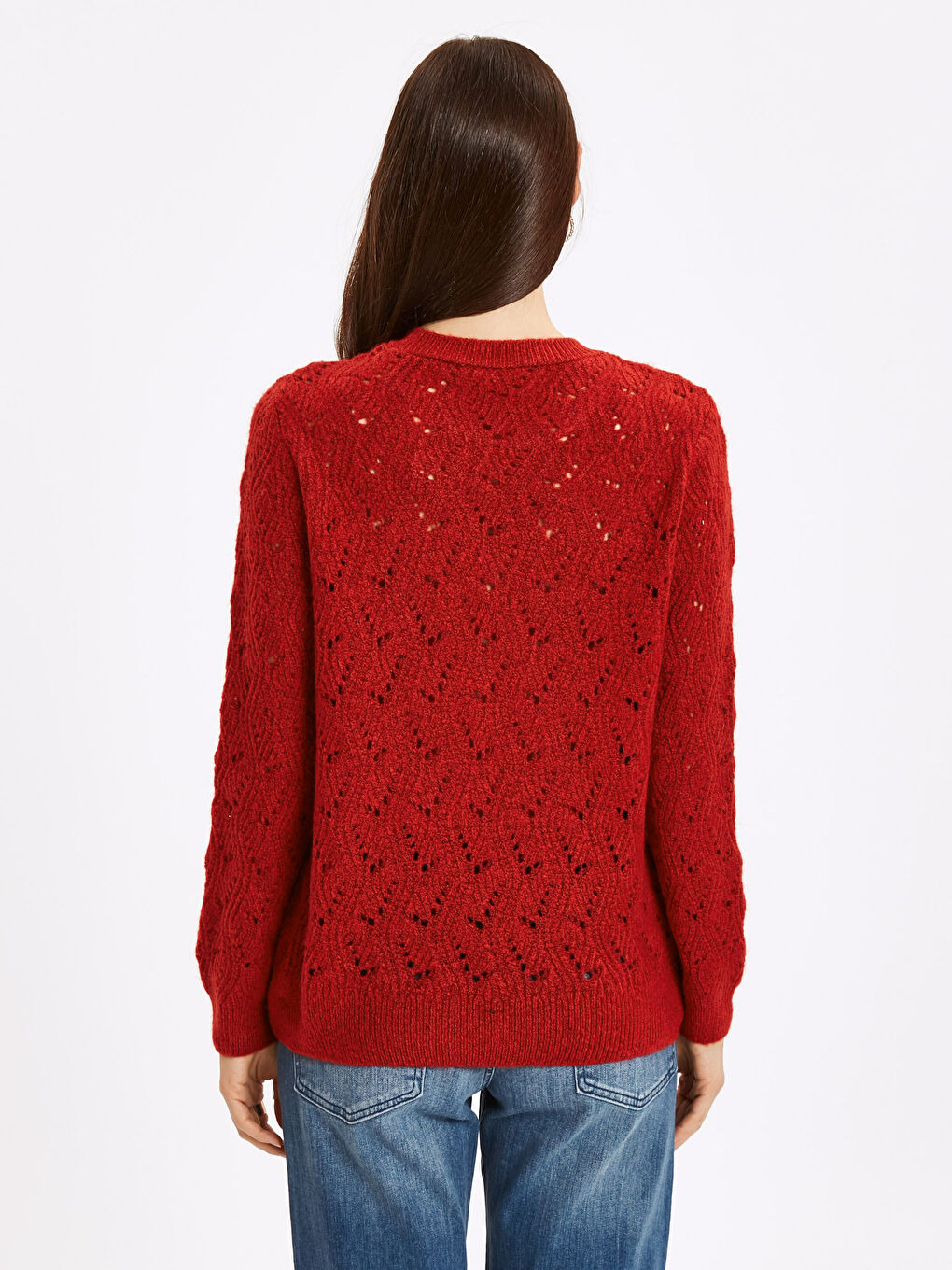 Self-Patterned Tricot Jumper-1