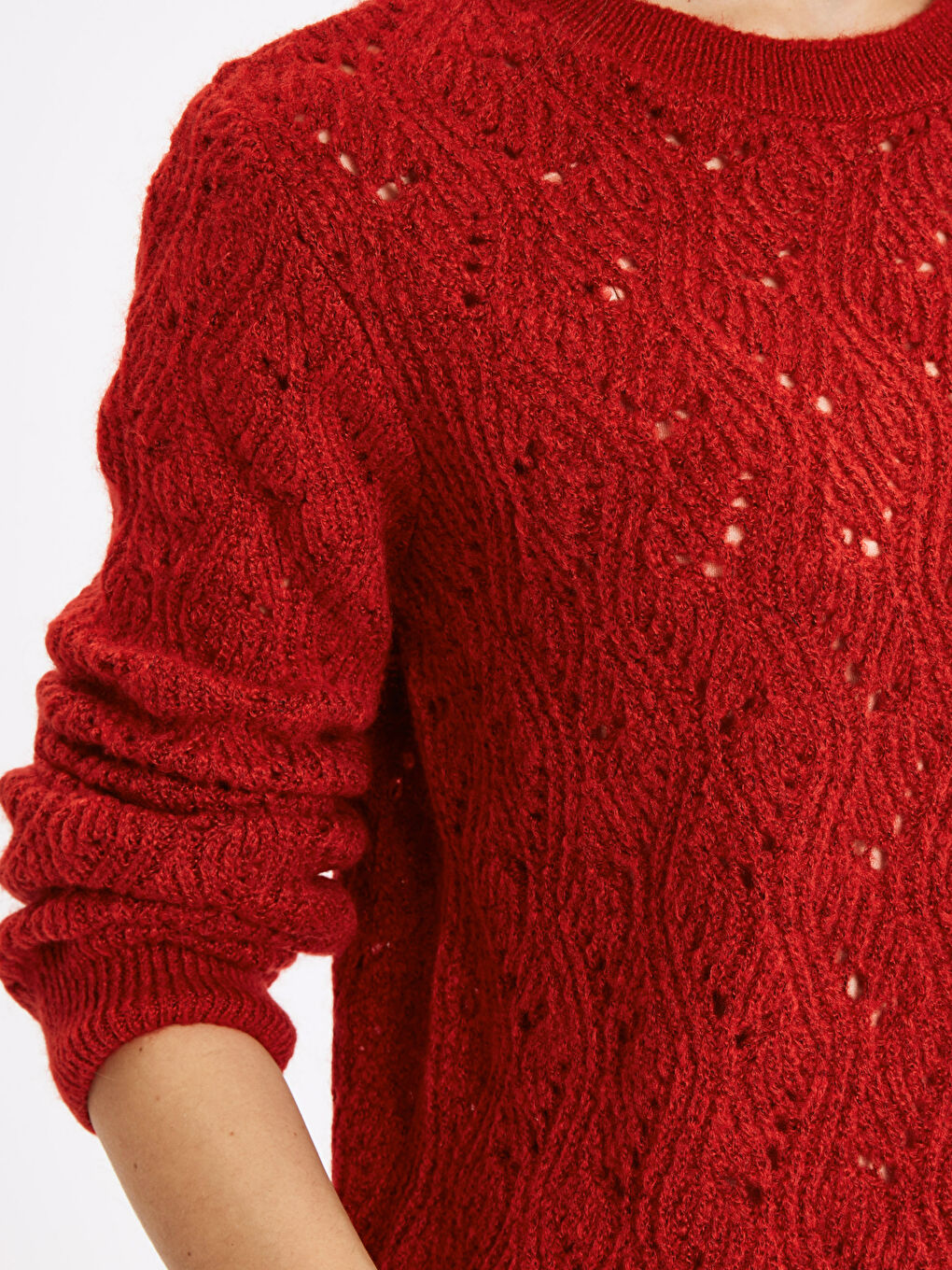 Self-Patterned Tricot Jumper-3